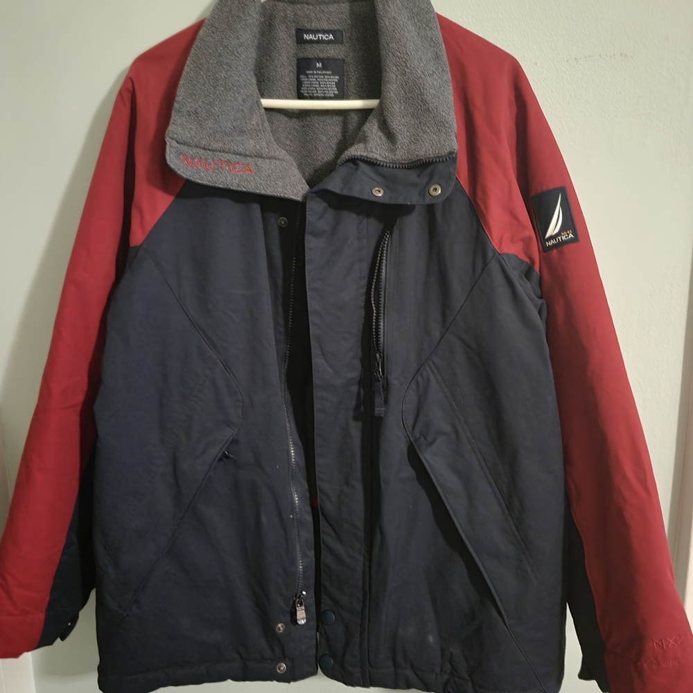 Vintage Nautica lined jacket size medium